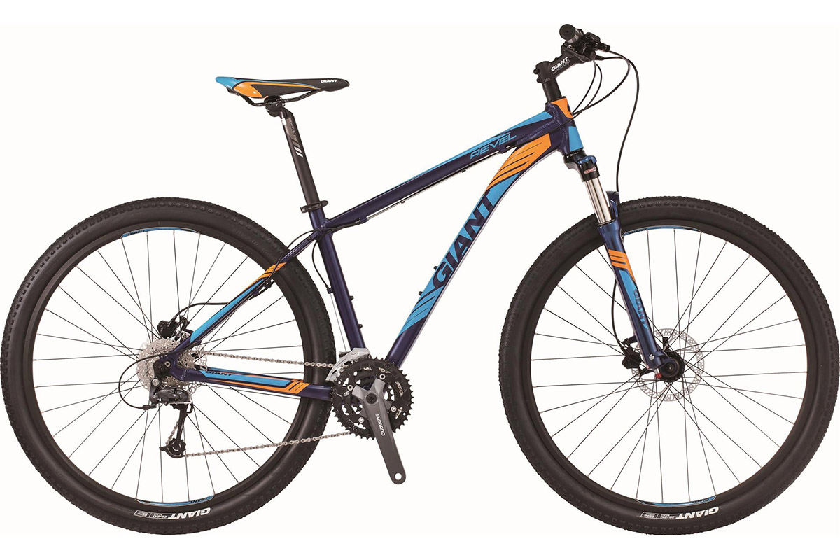 Велосипед Giant Revel 29er 1 (2016) сине-оранжевый L Велосипед Giant Revel 29er 1 (2016) сине-оранжевый LКОЛЕСА 29 (НАЙНЕРЫ)<br><br><br>бренд: GIANT<br>год: 2016<br>рама: Алюминий (Alloy)<br>вилка: Амортизационная (воздух)<br>блокировка амортизатора: Нет<br>диаметр колес: 29<br>тормоза: Дисковые гидравлические<br>уровень оборудования: Продвинутый<br>количество скоростей: 27<br>Цвет: сине-оранжевый<br>Размер: L