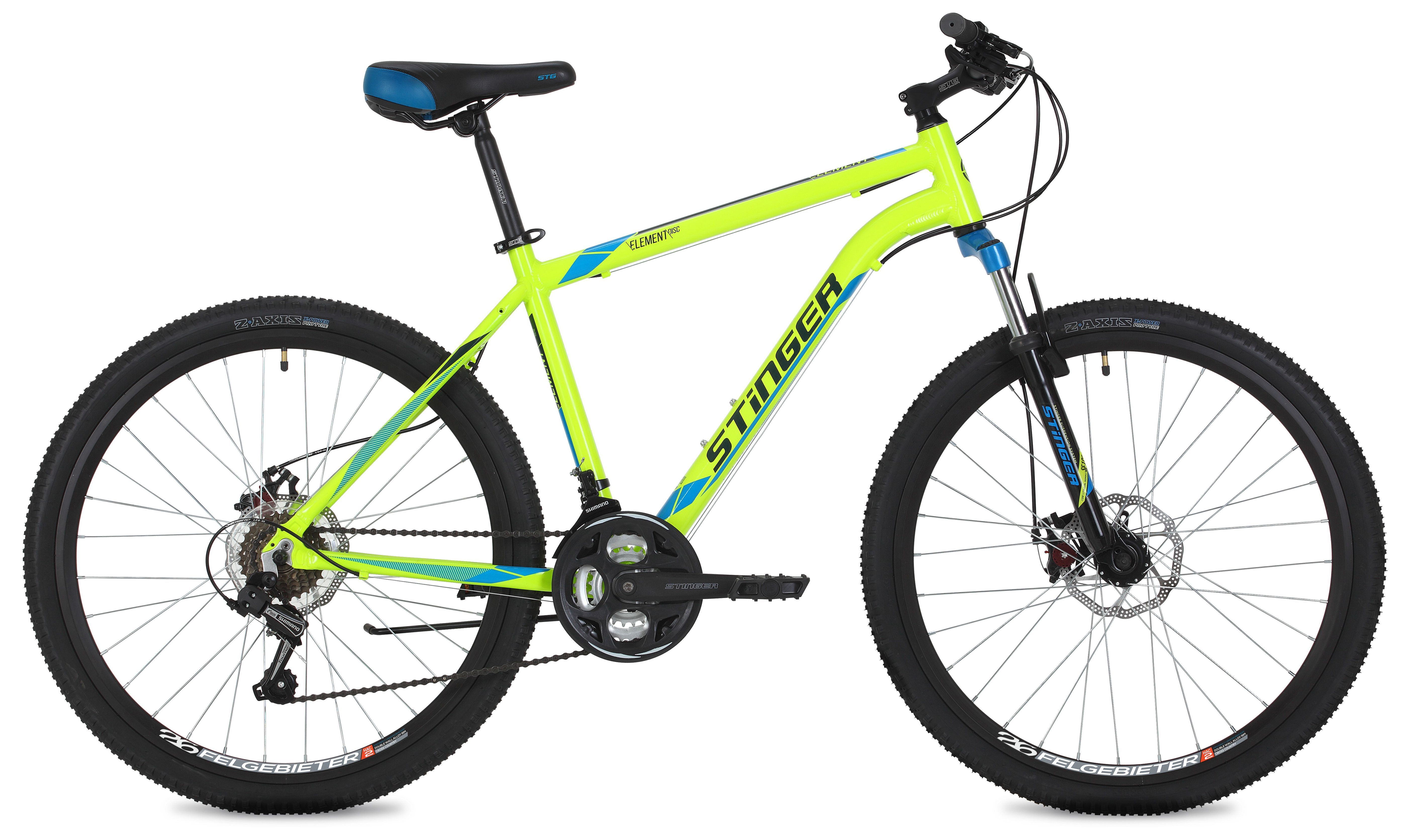 

Велосипед STINGER, Велосипед Stinger 26 Element D (2019) зеленый
