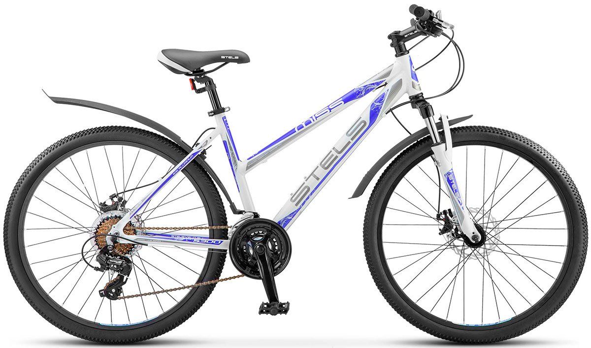 

Велосипед Stels Miss 5300 MD 26 (2018) бело-фиолетовый 15"