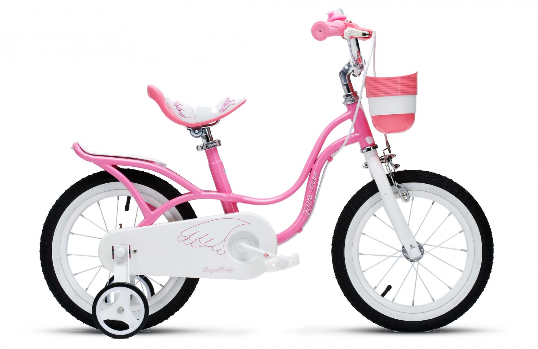 

Велосипед Royal Baby Little Swan Steel 18 розовый