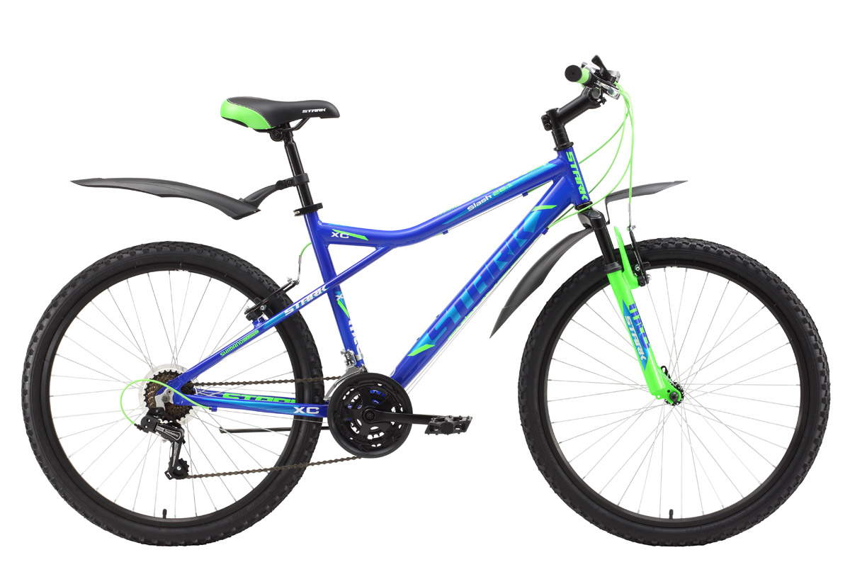 

Велосипед Stark Slash 26.1 V (2017) сине-зеленый 16"