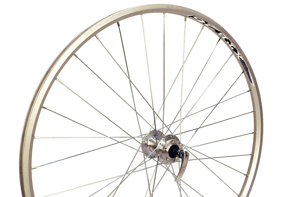 Колесо 29" MTB,переднее,под диск IS6, двойной обод 2XTB-26,алюм.сплав,серебристый, втулка JY-D041DSE,крепление ротора IS6