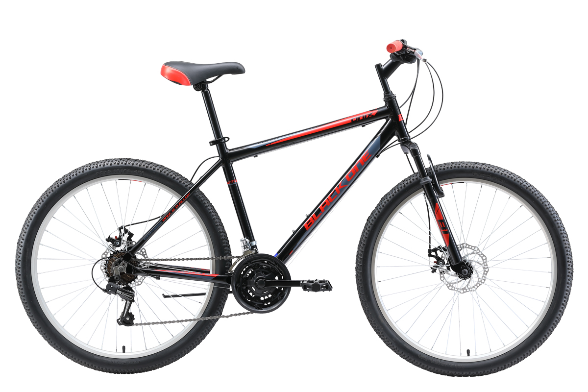 

Велосипед BLACK ONE, Велосипед Black One Onix 26 D Alloy (2019) чёрный/серый/красный