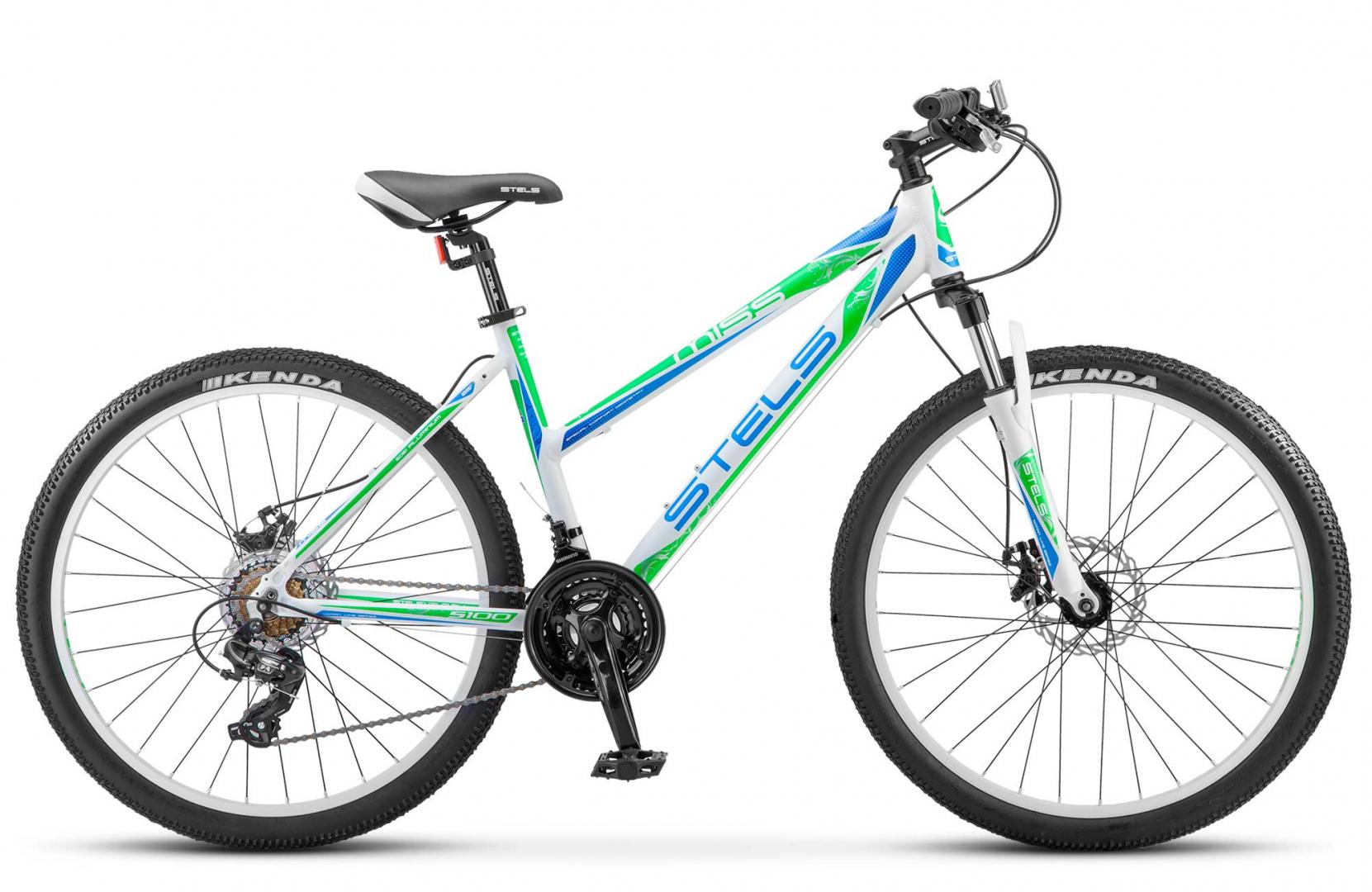 

Велосипед Stels Miss 5100 MD 26 (2018) бело-зеленый 17"