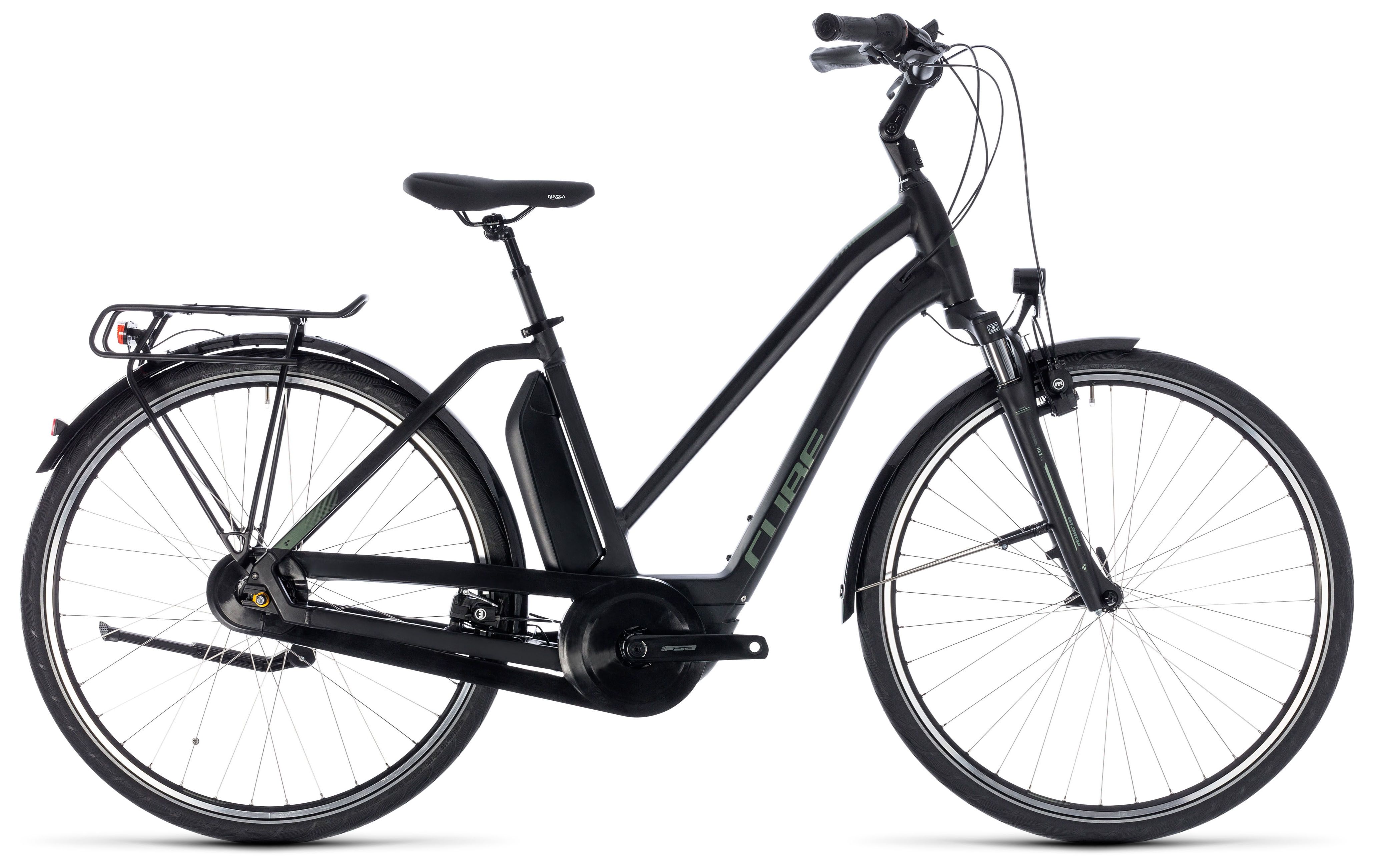 Электровелосипед CUBE Town HYBRID ONE 400 TRAPEZE (2018)