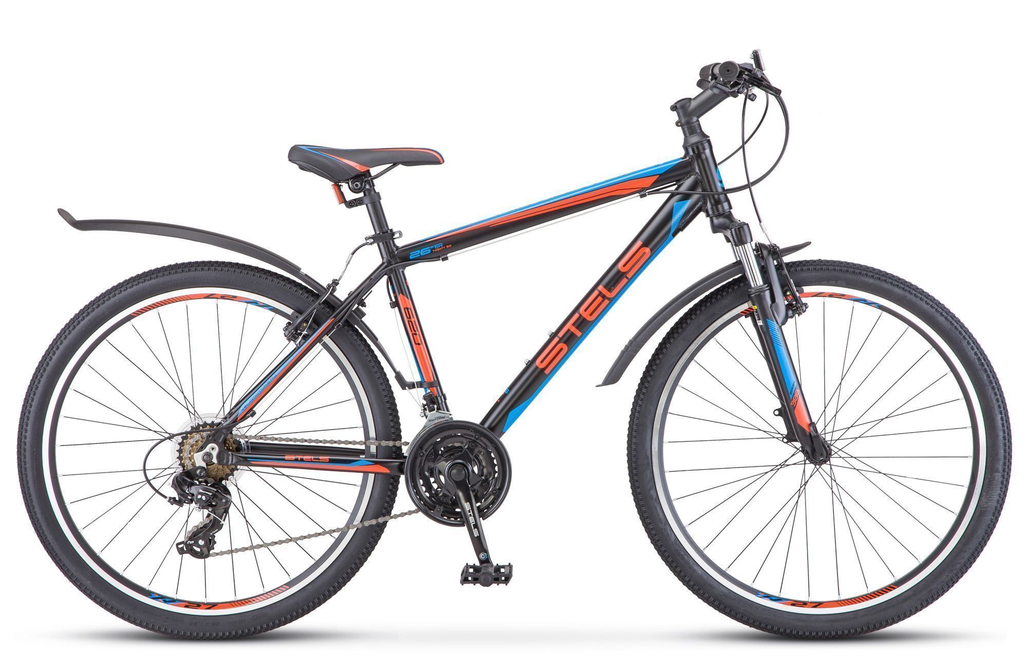 

Велосипед STELS, Велосипед Stels Navigator 620 V 26 V010 (2018) зелено-черный