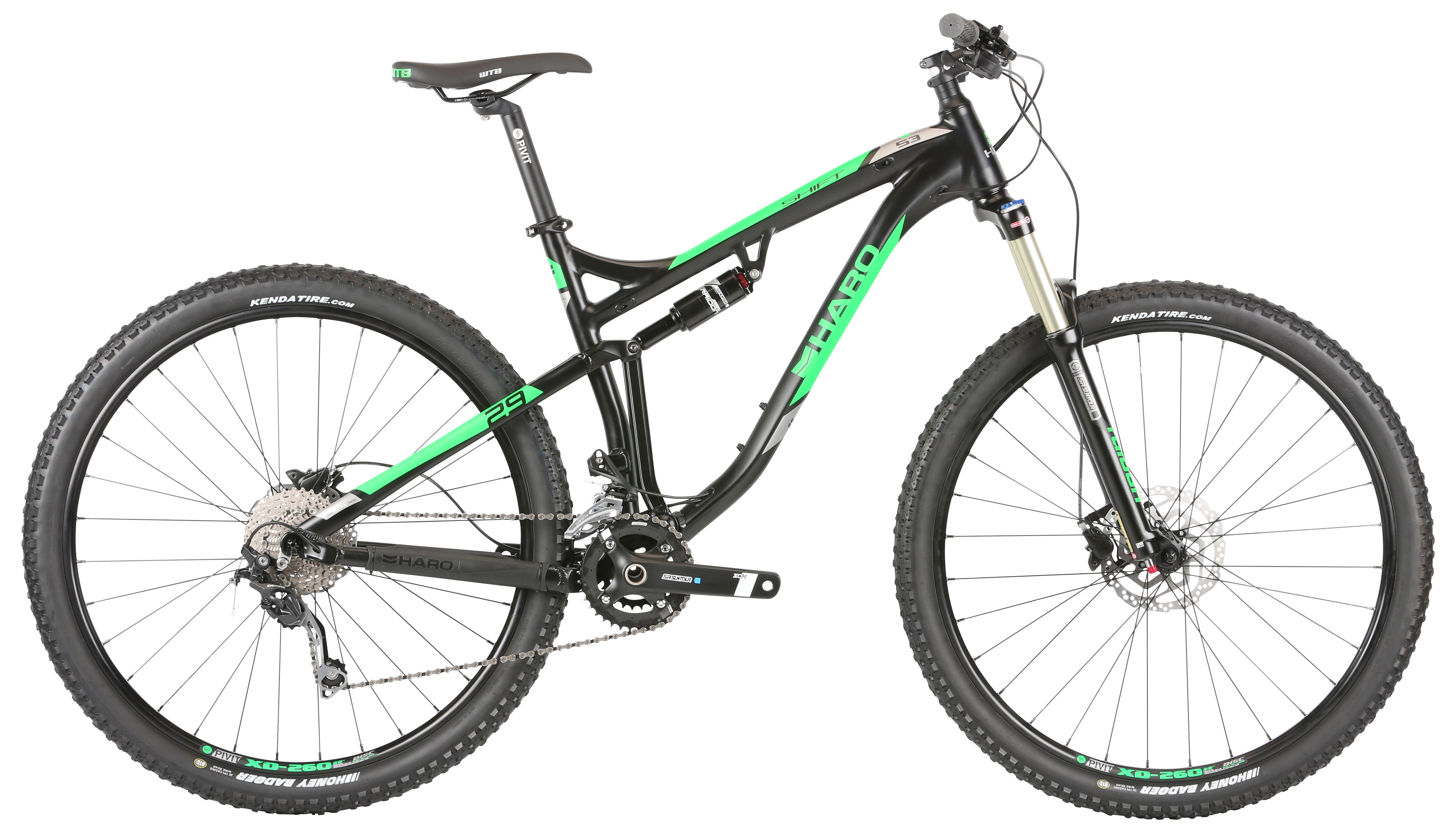 Двухподвесный велосипед HARO Shift S3 Single Pivot 27.5 (2019)