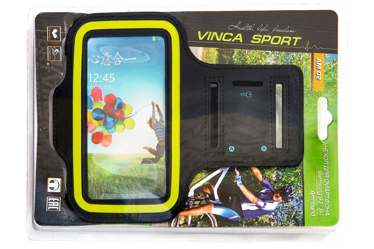 

Аксессуар VINCA SPORT, Водозащитный держатель - чехол на руку для Samsung S3-S4 AM02 Vinca Sport чёрный
