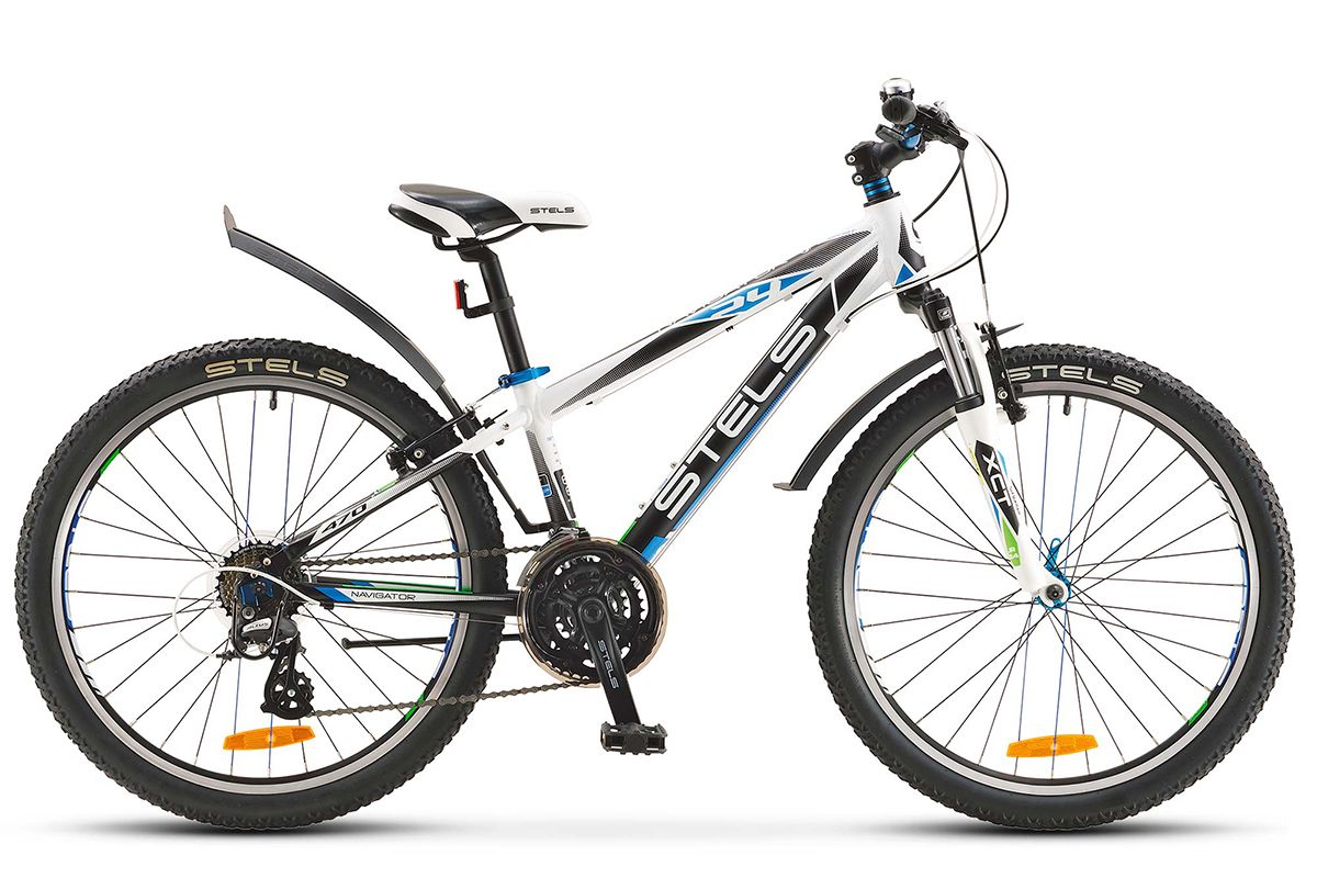 

Велосипед Stels Navigator 470 V 24 (2018) бело-черный