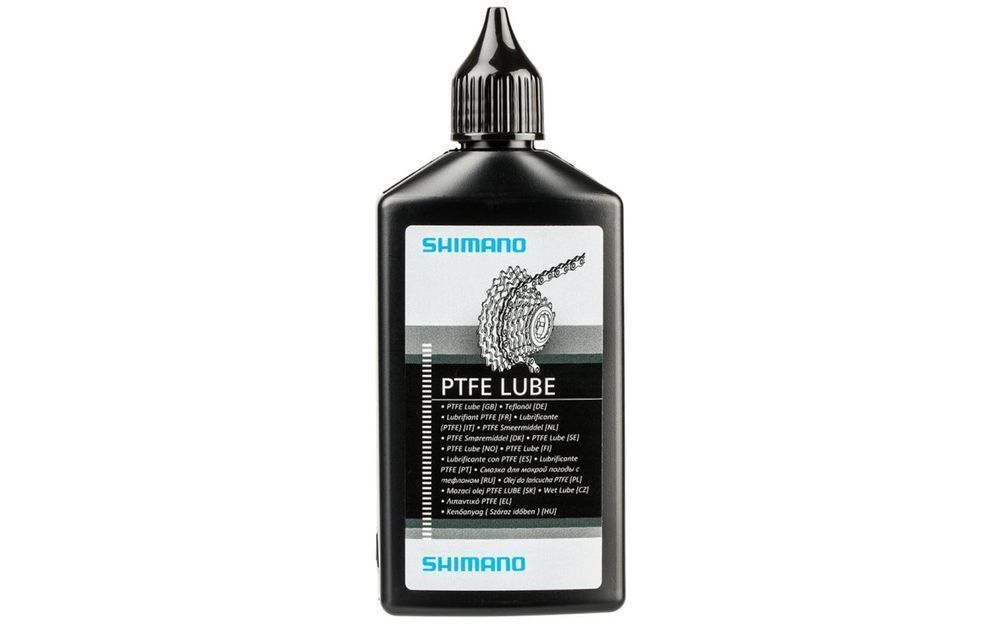 

Смазка цепи Shimano для сухой погоды, флакон 100мл PTFE -