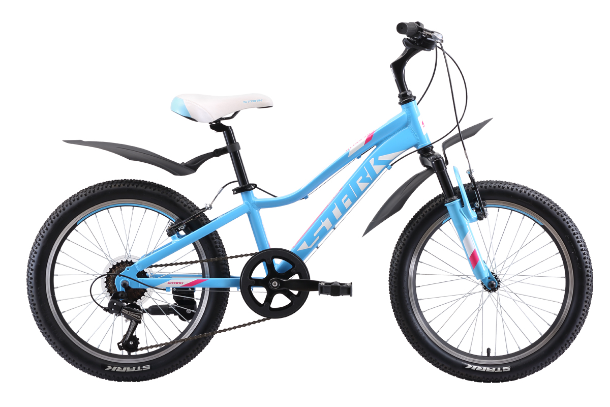 

Велосипед Stark Bliss 20.1 V (2020) голубой/розовый/белый
