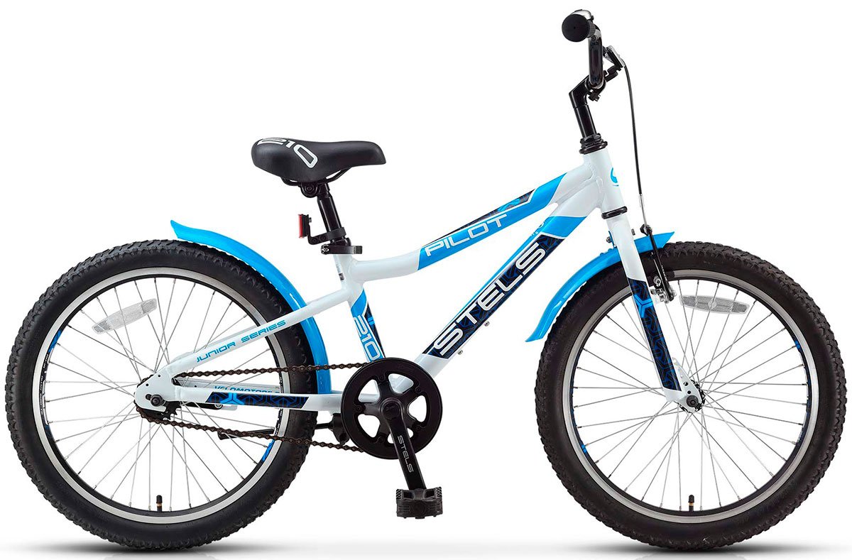 

Велосипед Stels Pilot 210 Gent (2018) бело-синий