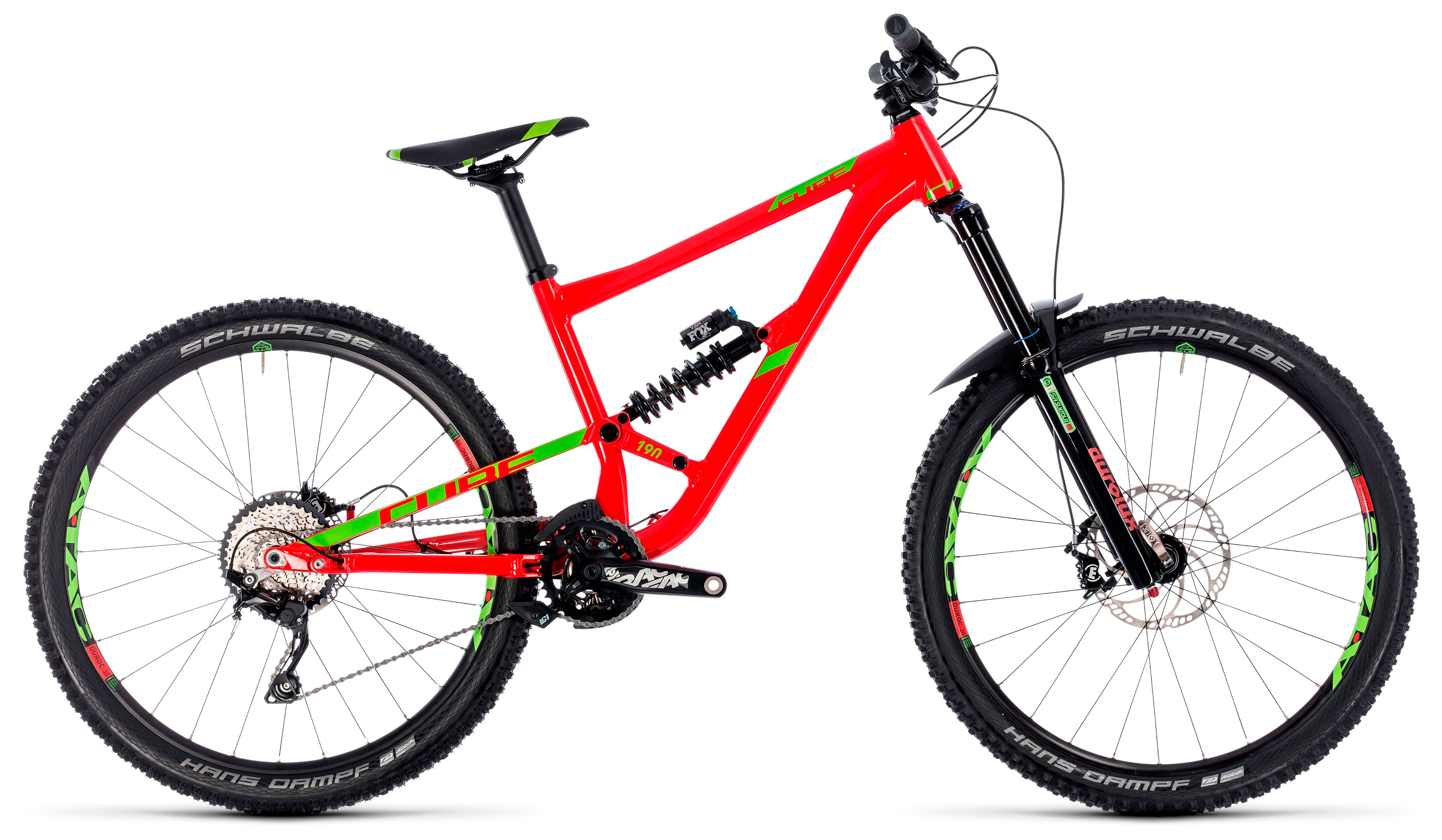 Двухподвесный велосипед CUBE Hanzz 190 RACE 27.5 (2018)