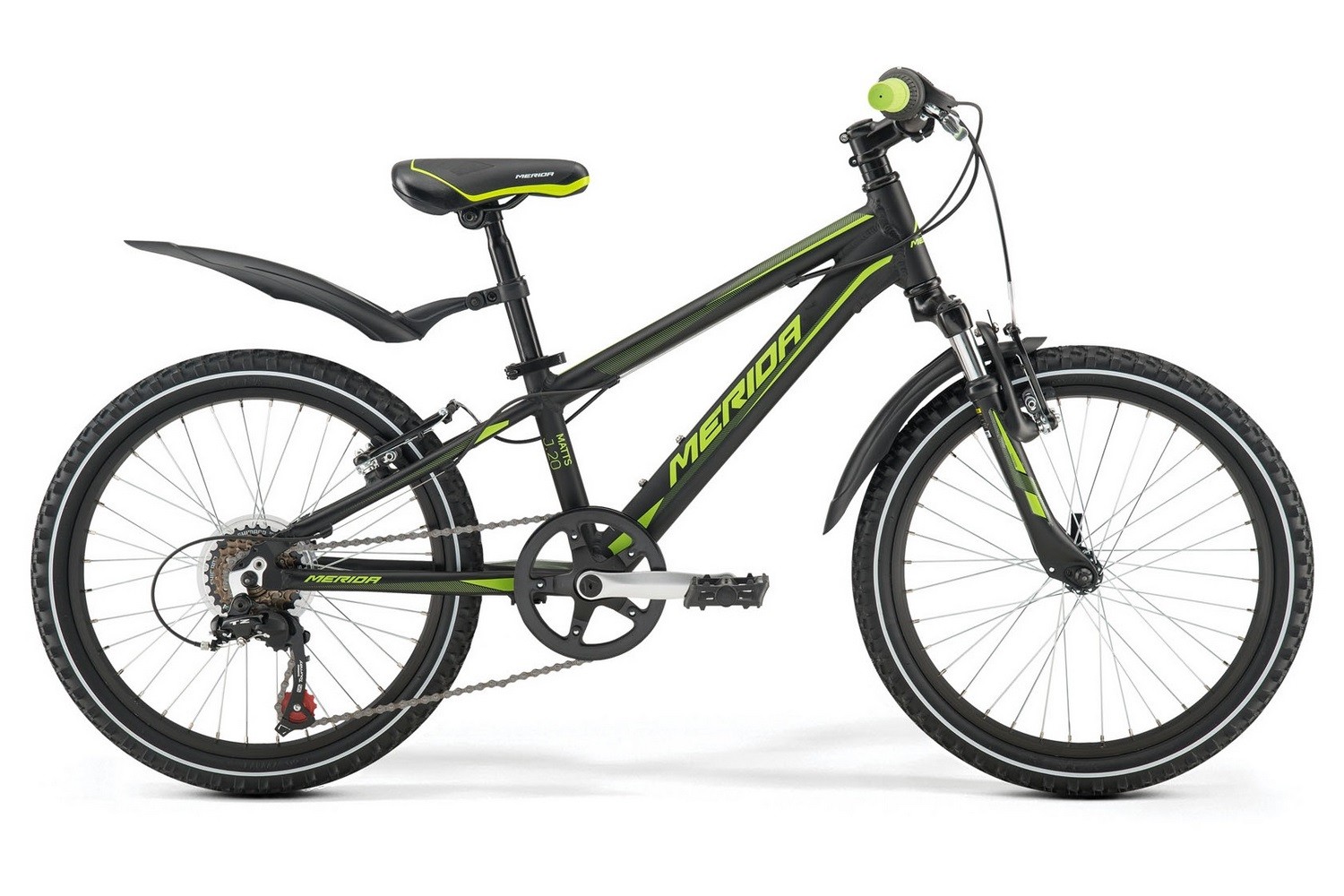 

Велосипед Merida Matts J20 Boy (2019) черно-зеленый
