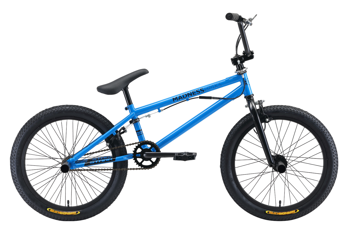 

Велосипед STARK, Велосипед Stark Madness BMX 3 (2019) голубой/чёрный