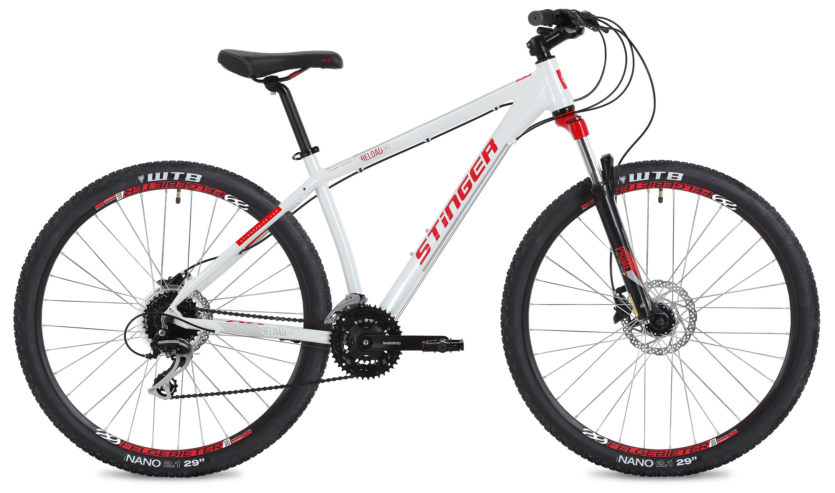 

Велосипед Stinger 29 Reload Evo (2018) чёрный