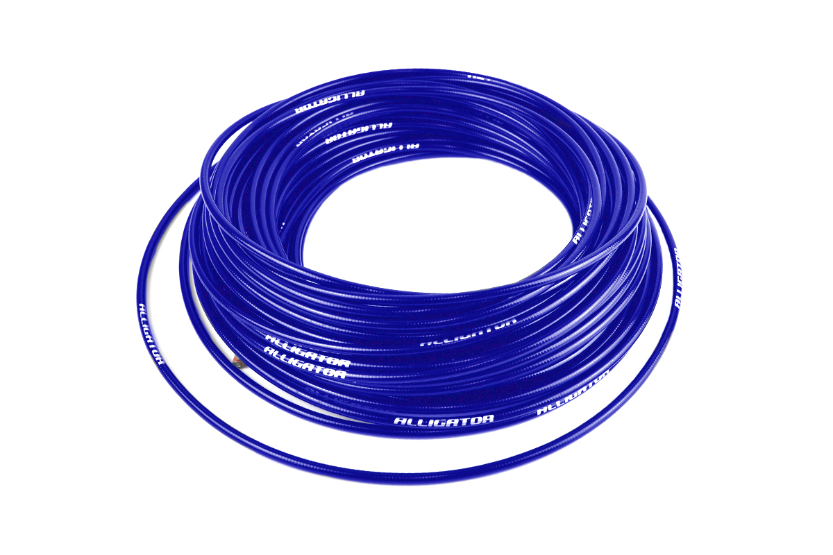 Оплетка торм.троса LY-22030bl, упак.30м.blue