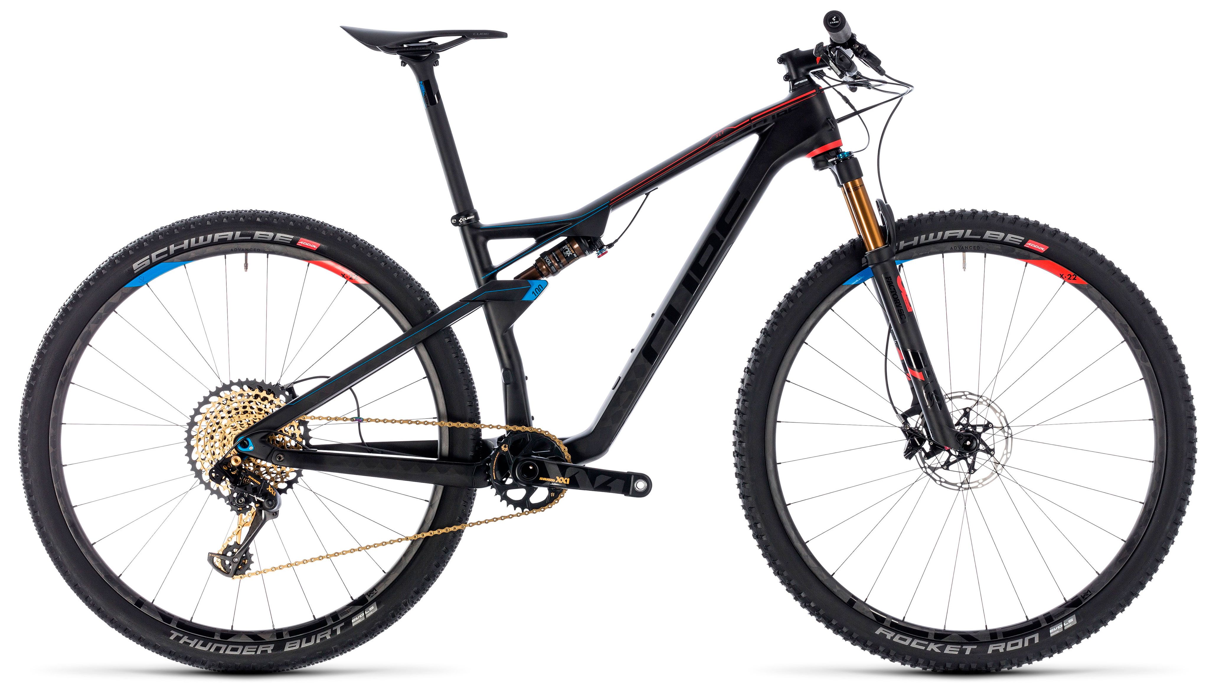 Двухподвесный велосипед 29 дюймов CUBE Ams 100 SLT 29 (2018)