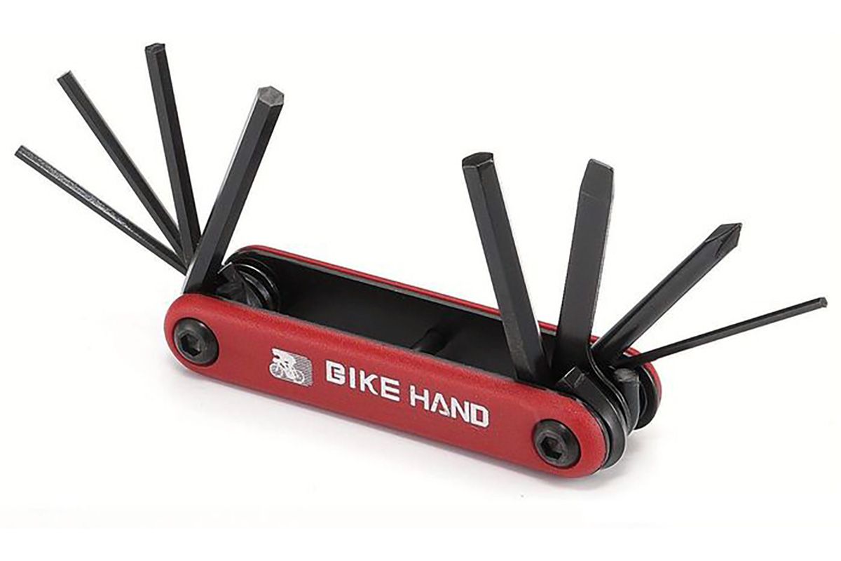 

Обслуживание / Хранение BIKE HAND, Набор шестигранников 8 в 1 BikeHand YC-270