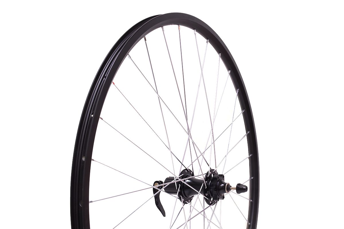 Колесо 29"MTB заднее, под кассету на 8-9 передач, двойной обод Qijian DA-18 29" 32H, втулка Solon DH902R, 32H Disc, 2 промподшипника, крепление IS6, эксцентрик, цвет черный