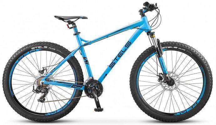 

Велосипед Stels Navigator 660 MD 27.5+ (2018) синий 20"