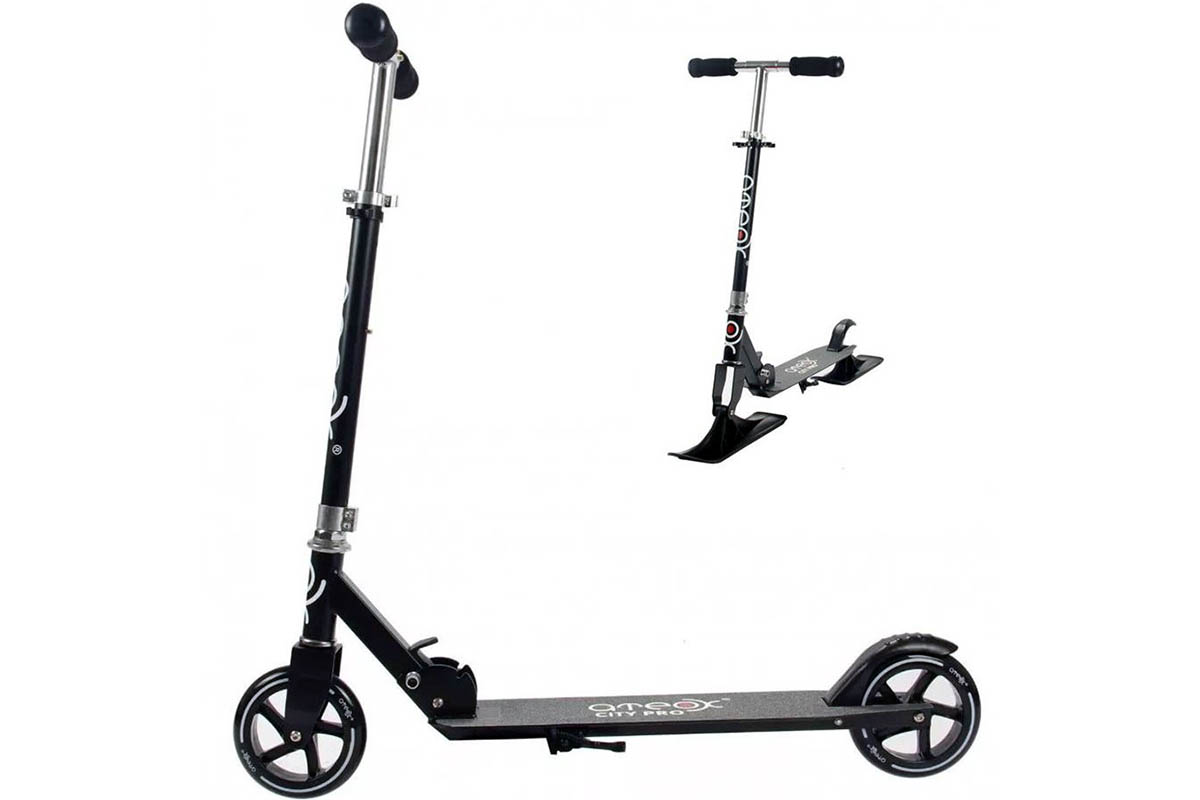 Самокат ATEOX CITY PRO с лыжами