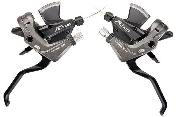Шиф/Тор р. Shimano Altus. M370. лев/пр. 3*9ск, тр+оплетка. цв. черн.