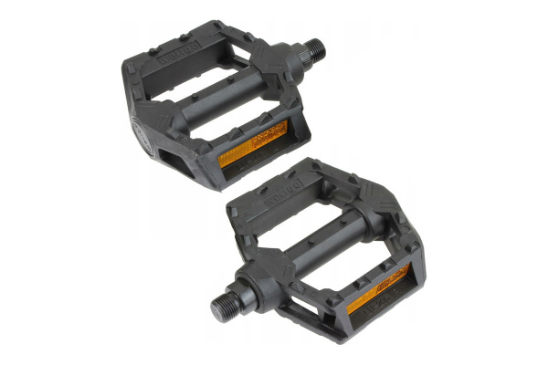 Педали Wellgo LU-V205, пластик, стальная ось, черные