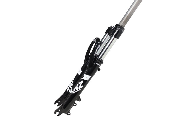 Вилка GRINZ ES 245 AMS 26"* 1.1\8"ход 80мм, пружинная, предварительное сжатие, сталь,безрезьбовая, 2,55кг, черно-белая Вилка GRINZ ES 245 AMS 26"* 1.1\8"ход 80мм, пружинная, предварительное сжатие, сталь,безрезьбовая, 2,55кг, черно-белая