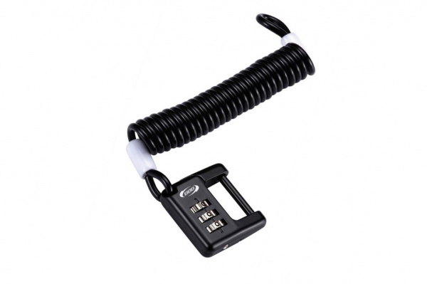 Замок велосипедный BBB MiniSafe Coil cable 1200mm кодовый (BBL-52)