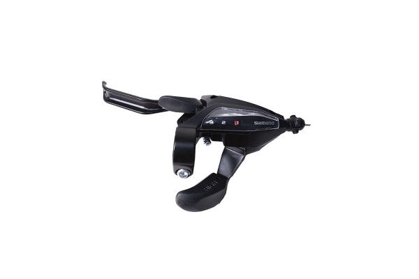 Шифтер/ручка тормоза, SHIMANO ASTEF5002L SBLC левая,3-пер.,трос 1750мм,черный Шифтер/ручка тормоза, SHIMANO ASTEF5002L SBLC левая,3-пер.,трос 1750мм,черный